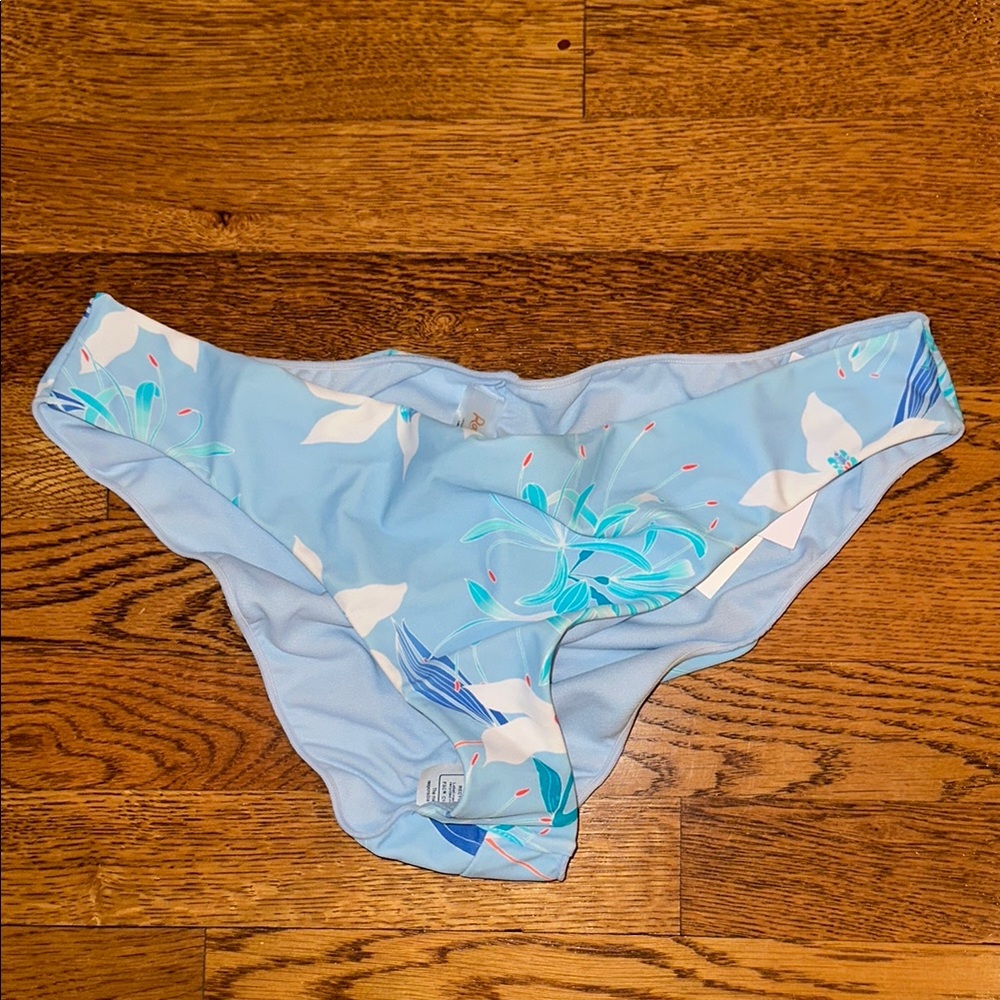 Raisins Light Blue Floral Bikini Bottom
